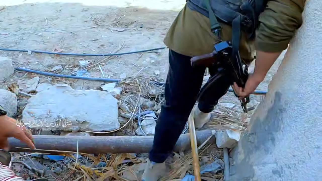 Footage shows Palestinian resistance forces targeting Israeli military positions