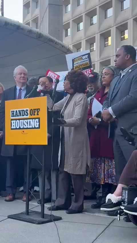 Top Democrat Attack Dog Maxine Waters Tries to Storm HUD Building to Protest DOGE Cuts