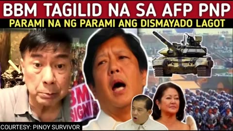 END GAME NA! BBM TAGILID NA SA HANAY NG AFP AT PNP? MALACAÑANG PANIC MODE NA!