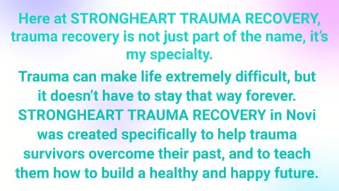 Strongheart Trauma Recovery in Novi, MI