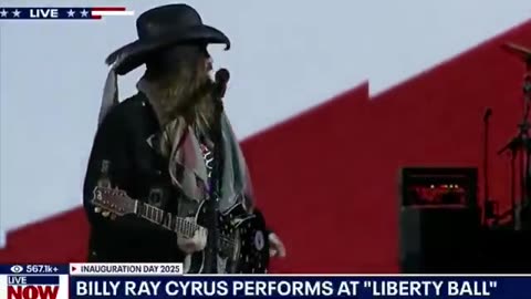 Billy Ray Cyrus' performance at Donald Trump's inaugural Liberty Ball is an epic disaster.