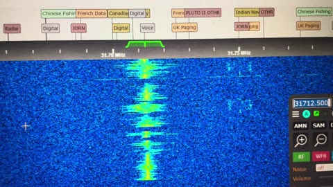 27.950 Asian Fishing Fleet Radio Comms Fishery Chatter G8JNJ SDR 09 17