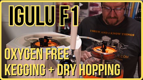 How to Oxygen FREE Dry Hop and Keg Transfer - iGulu F1