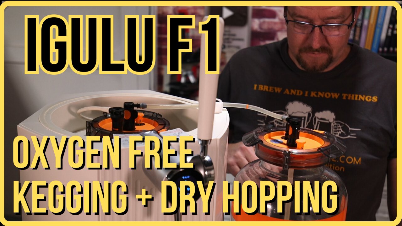 How to Oxygen FREE Dry Hop and Keg Transfer - iGulu F1
