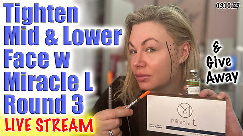 Live Tighten Mid & Lower Face, Miracle L Round 3, AceCosm.com and code Jessica10 Saves you Money