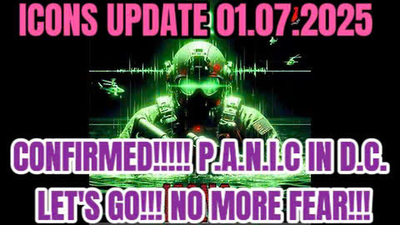 ICONS UPDATE 01.07.2025 : CONFIRMED!!!!! P.A.N.I.C IN D.C. LET'S GO!!! NO MORE FEAR!!!