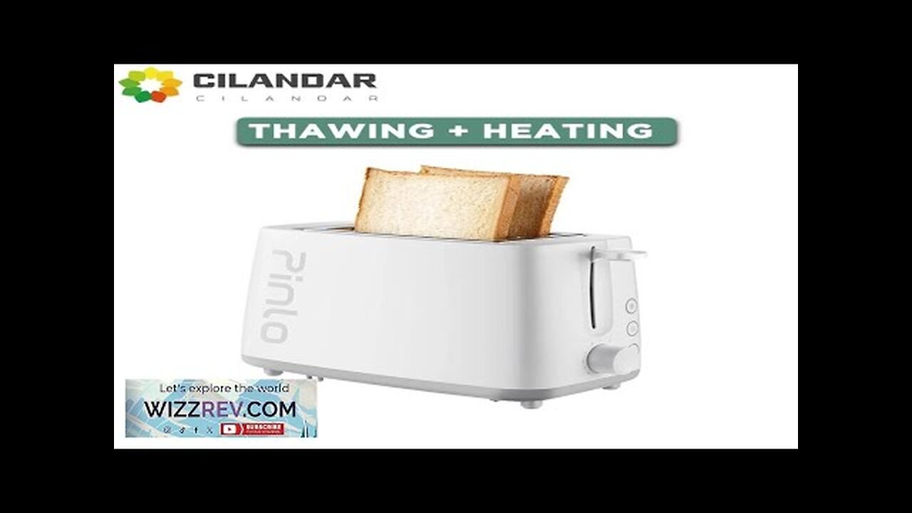 New 2024 PinLo Bread Toaste With Removable Crumb Tray Toasters Cooking Appliances Review