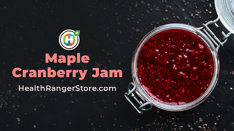 Maple Cranberry Jam