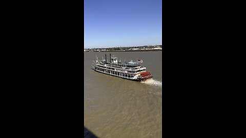 Waiting to leave port