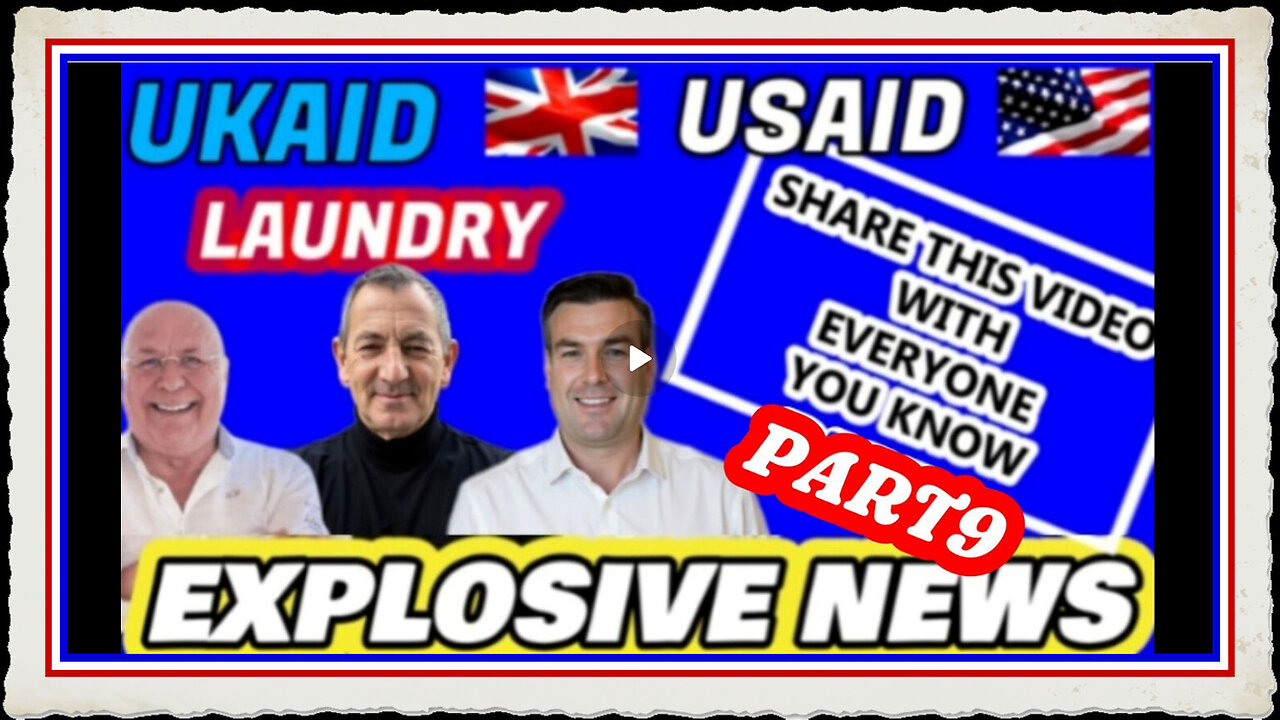 EXPLOSIVE NEWS - UKAID USAID LAUNDRY SHARE THIS VIDEO WITH EVERYONE YOU KNOW PART 9