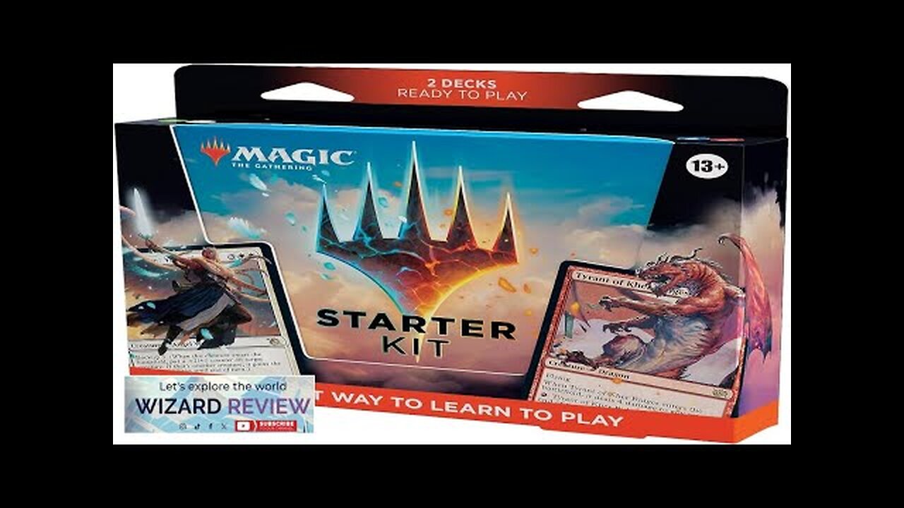 Magic The Gathering 2023 Starter Kit Learn to Play with 2 Review