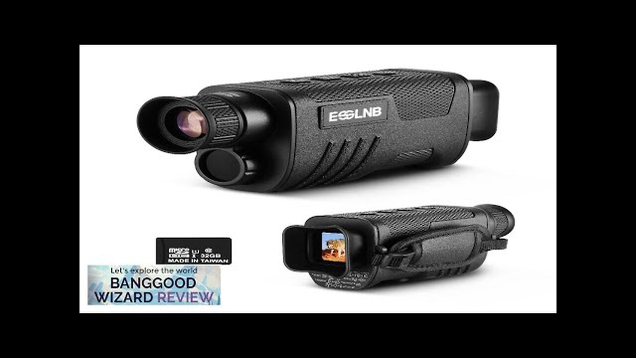 USA Direct ESSLNB ES1106 8X Night Vision Monocular 1080P Telescope 2-8X Digital Review