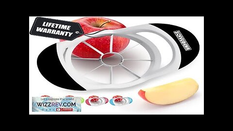 SCHVUBENR 3.5 Inch Apple Slicer Professional Stainless Steel Apple Corer/Cutter Review