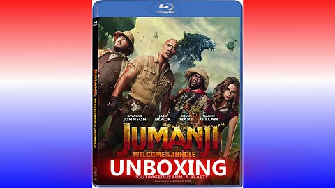Jumanji: Welcome To The Jungle Russian Blu Ray Unboxing