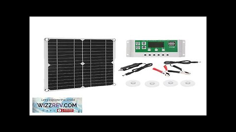 40W Solar Panel Dual USB 30A Controller Solar Cell for Yacht RV Review