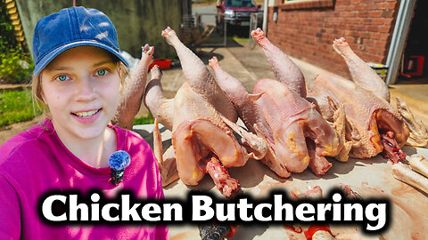 My First Time Butchering Chickens - One Step Closer To Self-Sufficiency