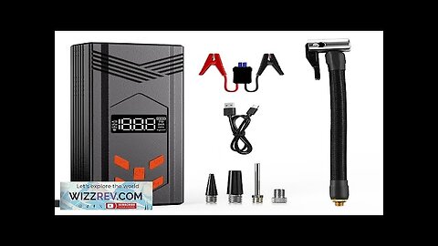 2 IN 1 Jump Starter with Air Compressor Tire Inflator Air Pump Review