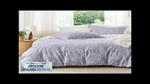 Bedsure Twin XL Comforter Set Dorm Bedding Lavender Comforter Floral Twin Review