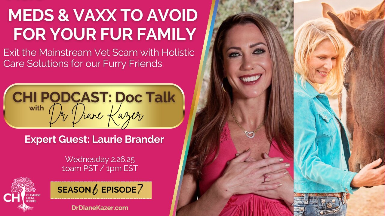 MEDS & VAXX TO AVOID FOR YOUR FUR FAMILY: Exit the Mainstream Vet Scam with Holistic Care Solutions for Our Furry Friends