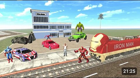 Franklin found new avengers cars in Indian bikes driving 3D game new video