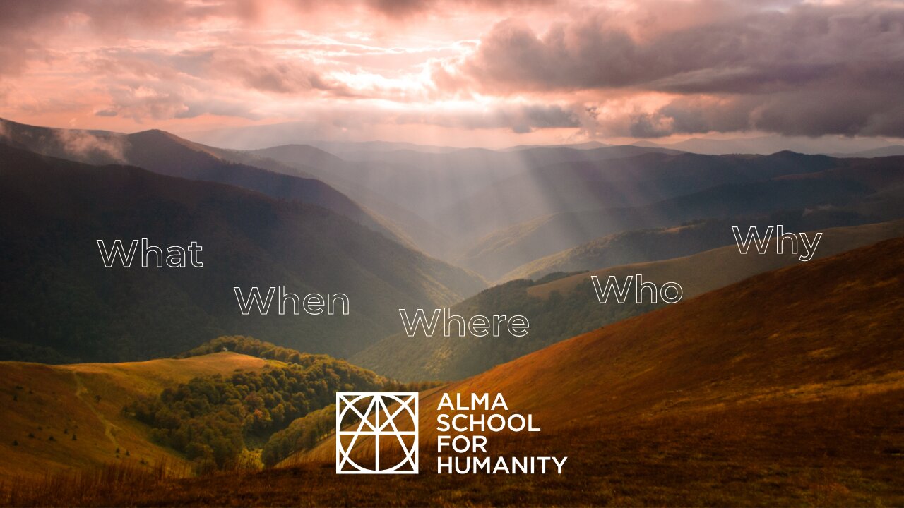 Alma School For Humanity - The Launch Lecture