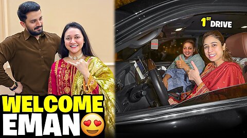 Emaan is Back after 8 Days🥺Ghazal first drive on Jahaz pro max😱