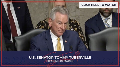 Senator Tuberville Questions Dan Driscoll, Nominee for Secretary of the Army