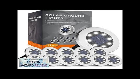 INCX Solar Lights for Outside12 Pack Solar Lights Outdoor Waterproof Solar Garden Review