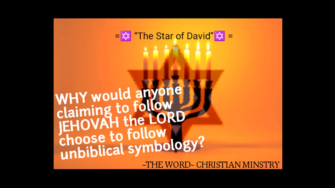 Why the "Star of David"? It is not the true Biblical symbol of Israel.