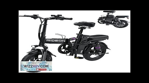 Folding Electric Bikes for Adults 400W Motor 21mph max Speed 14” tire Review