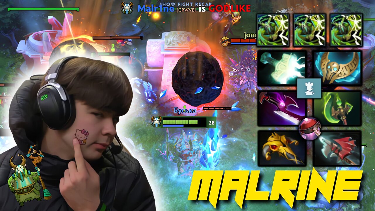 MALRINE MEGA CREEPS CRAZY COMEBACK | NATURES PROPHET HIGHLIGHTS