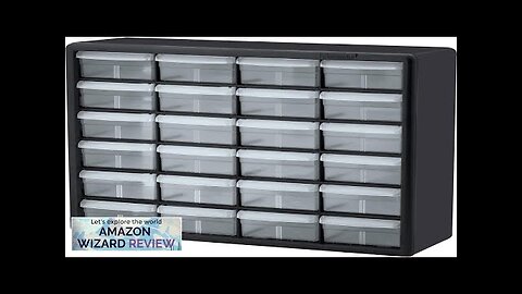 Akro-Mils 10124 24-Drawer Plastic Drawer Storage Cabinet for Garage Organization Lego Review