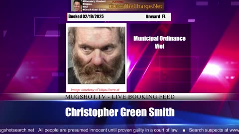 Mugshot TV - Live Arrest Booking Video Stream