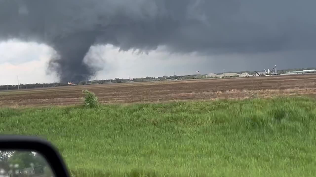 Tornado Turns Over Nebraska Fields