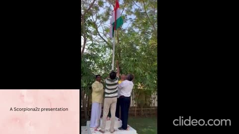 Republic day flag hoisting at smarttown