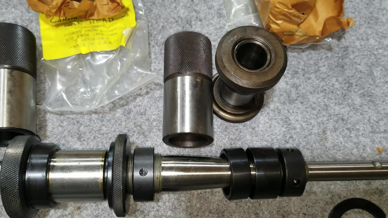 1956 Harley Davidson FLH restoration Part 2, Installing a new pinon case race and lapping it