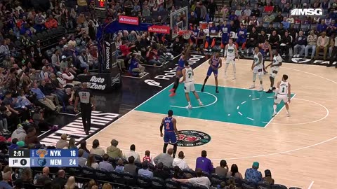 NBA - Welcome back, Mitchell Robinson! He gets on the board with a FLUSH 💥