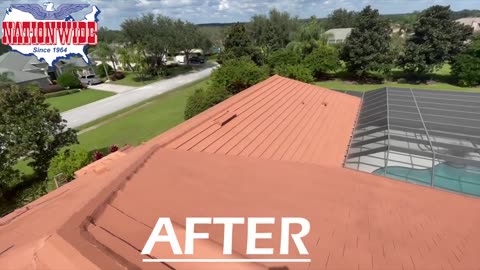 Elastomeric Ceramic Roof Coating Tile Roof Restoration