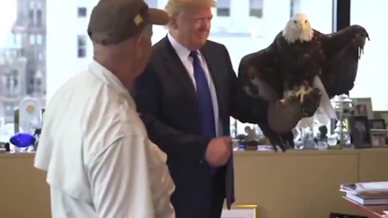 Trump and the eagle