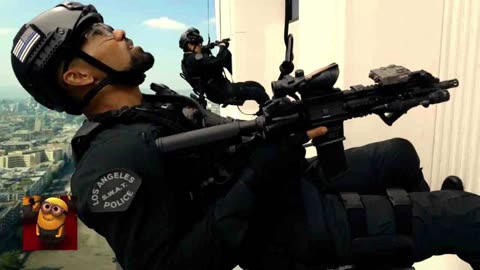 S.W.A.T. - Rappelling Assault (S1E9) Movie CLIP HD