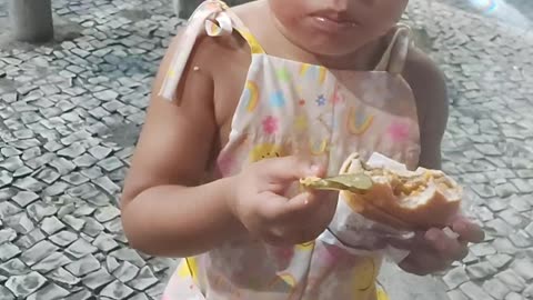 Little Girl Tries Pickles for the First Time