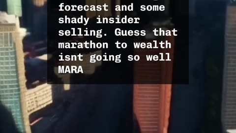 🚨 $MARA 🚨 Why is Marathon Digital trending today? 🤔 #MARA #stocks #stockmarket