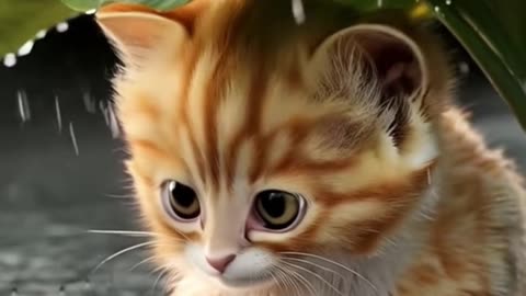 🐱 Lost Kitten’s Rainy Day Adventure 🌧️ | Cute & Funny Kids Animation