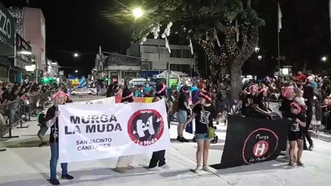 Parte del Desfile inaugural del Carnaval en Canelones, Uruguay (25/01/2025)