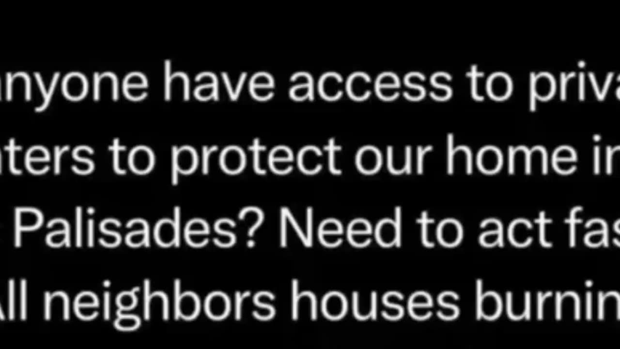 Private Fire Fighters - Asked For in LA - Will Pay any Amount - 1-10-25