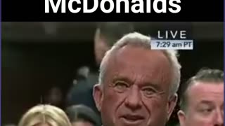 RFK Jr Talks McDonalds