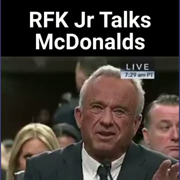 RFK Jr Talks McDonalds