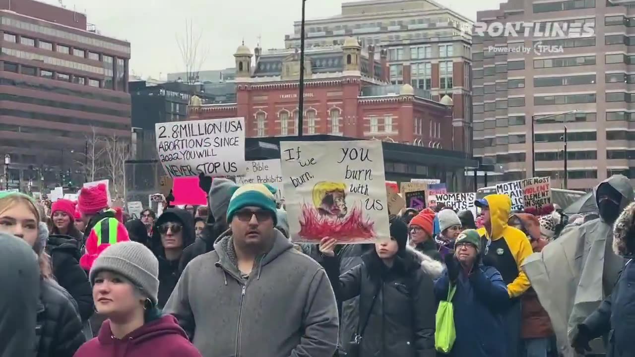 D.C. Women & Tranny March for abortion rights begins at the Capitol