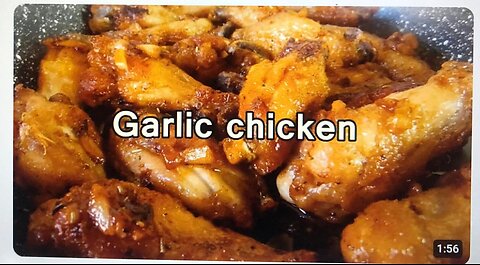 TASTY GARLIC CHICKEN WINGS - easy food recipes for dinner to make at home