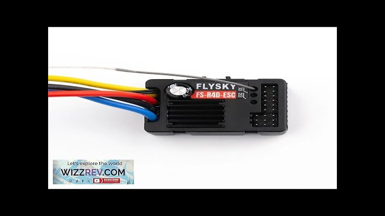 Flysky FS-R4D ESC 40A Brushed Speed Controller for 1/10 Crawler RC Car Review